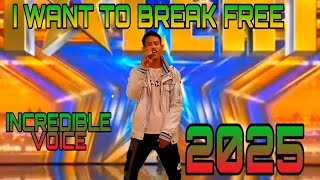 INCREDIBLE VOICE) (I WANT TO BREAK FREE) INCREDIBLE VOICE,GOOD PILIPINO VOICE TALLENT