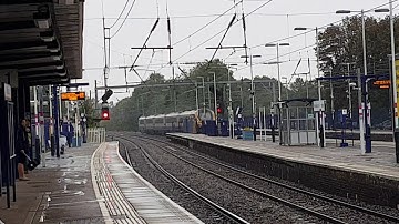 Class 222 Meridian Train passing Harpenden
