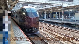 E655系“和”団体臨時列車大宮到着発車