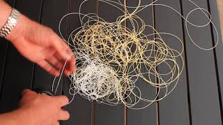 "FASTEST" way to untangle fly line/ fishing line