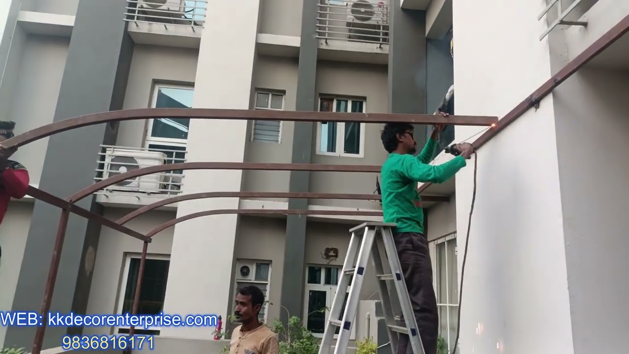 **“Cool Comfort Under Pergola Shade”**It’s concise, easy to read the relaxing vibe of the space.