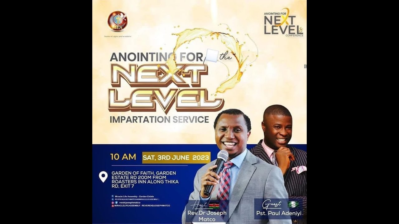 ANOINTING FOR THE NEXT LEVEL || ONLINE SERVICE || 3RD. JUNE 2023 - YouTube