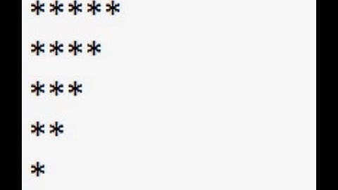 C Program To Display Half Pyramid Using * Example - 2