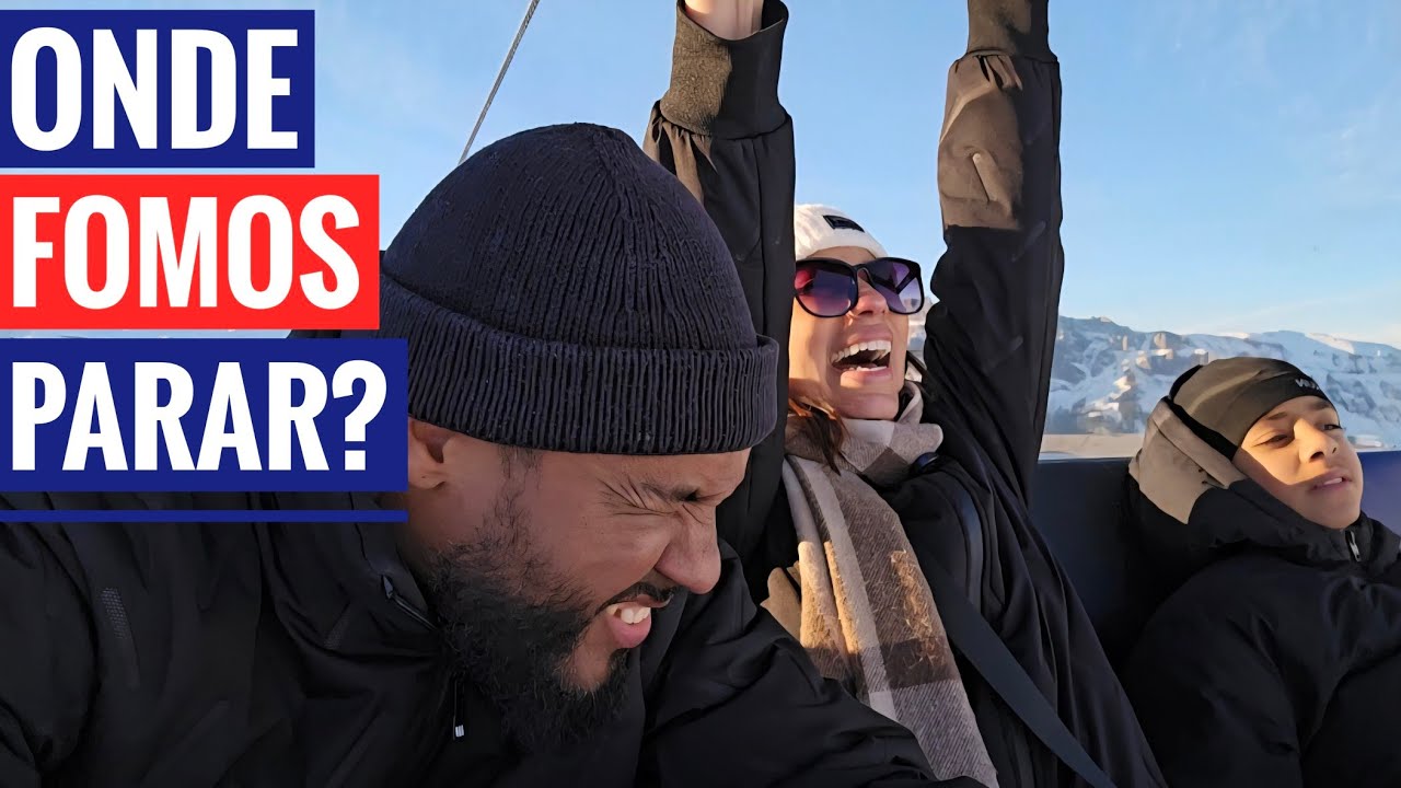 Quase desistimos do teleférico! 😱