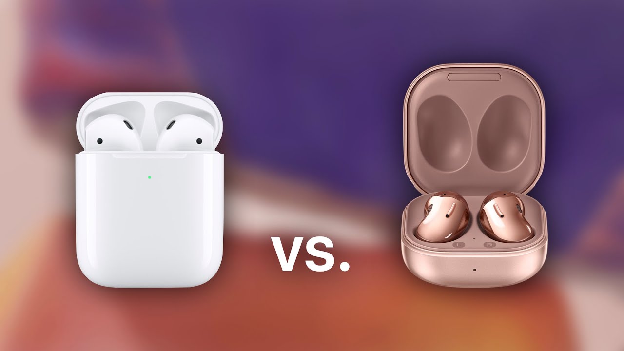 Apple AirPods vs. Galaxy Buds Live - YouTube