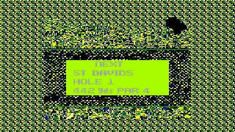 Sega Master System - Ernie Els Golf (Failure) Intro and Demo