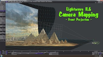 Lightwave 11.6 - Camera Mapping - Front Projection