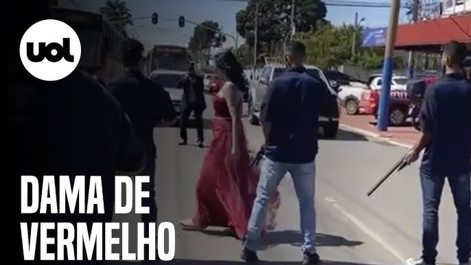 Conheça Dilma, a “dama de vermelho” escoltada por homens armados no DF