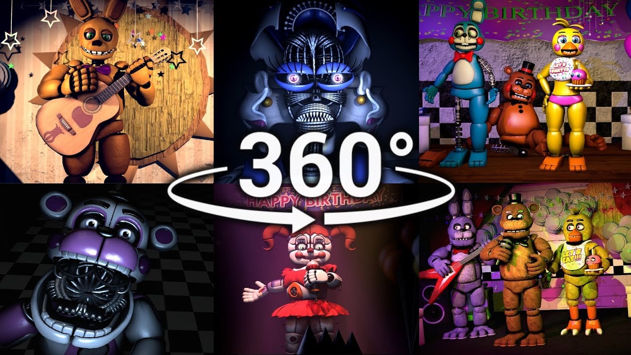 360° Best FNAF 360 Show Compilation!! - Five Nights at Freddy's