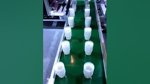 Plastic thin wall IML ice cream container production line yogurt IML container molding machines