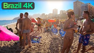 Rio De Janeiro, BRAZIL — IPANEMA Beach, Walking Tour in RIO (Narrated)【4K】☀️🇧🇷 screenshot 5