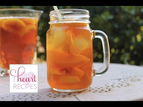 Sweet Peach Iced Tea Recipe | I Heart Recipes