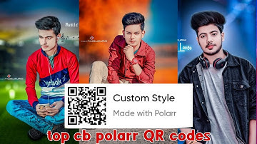 polarr app se photo editing kese kare🔥||best Polarr QR code filters||photo editing apps