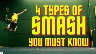 4 Types Of SMASH To Improve and Diversify Your Attack in Badminton by AL Liao Athletepreneur 88,642 views 3 years ago 2 minutes, 30 seconds