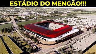 O ESTÁDIO DO FLAMENGO AOS POUCOS VAI APARECENDO!