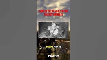 Did you know about this fallout vault? #fallout #falloutlore #falloutnewvegas #fallout4 #fallout3
