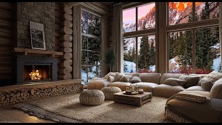 🔥Lose yourself in a cozy Fireplace Ambience: Fireplace crackling sounds and White Noise.