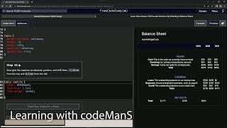💻 Learn HTML & CSS | FreeCodeCamp 🛠️ Balance Sheet: Step 52 ⌨️