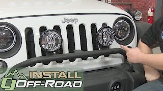 KC HiLiTES OffRoad Spot Light Apollo Pro Halogen Round 100W 6' Pair Installation