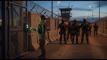 Security blocked everyone — but my badge unlocked the gate with one beep