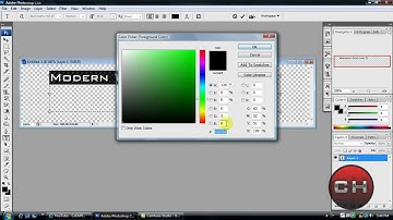 Modern Warfare Text - Photoshop CS3