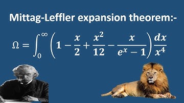 Mittag leffler expansion theorem