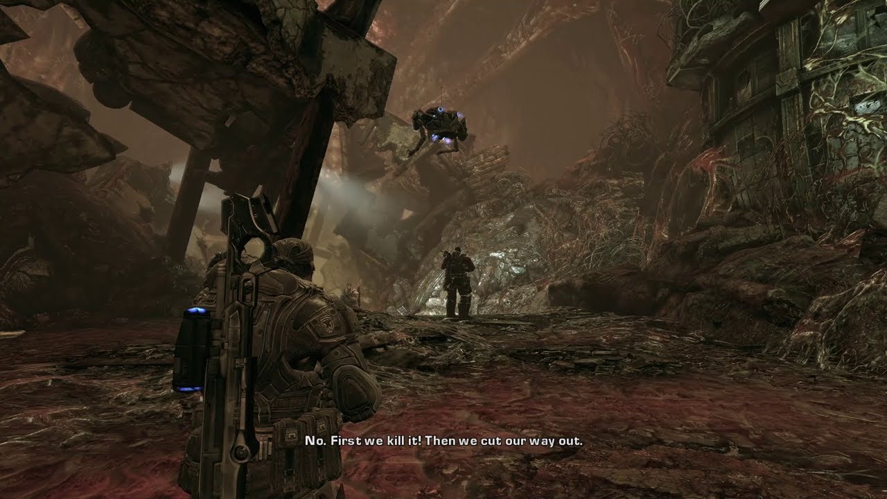 GEARS OF WAR 2 ACT 2 DENIZENS CHAPTER 6 INTESTINAL FORTITUDE YouTube