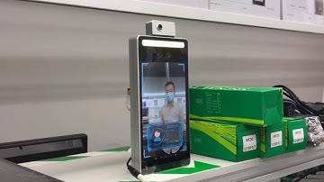 Facial Recognition and Temperature Measure Access Control Attendance Management Devices