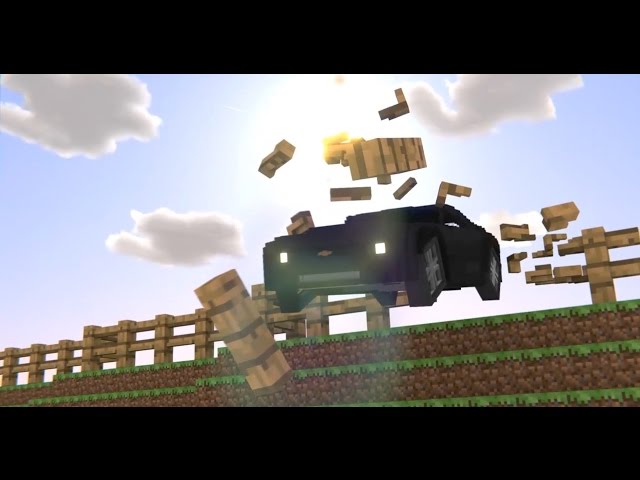 The Crew - E3 Trailer - Minecraft Remake class=