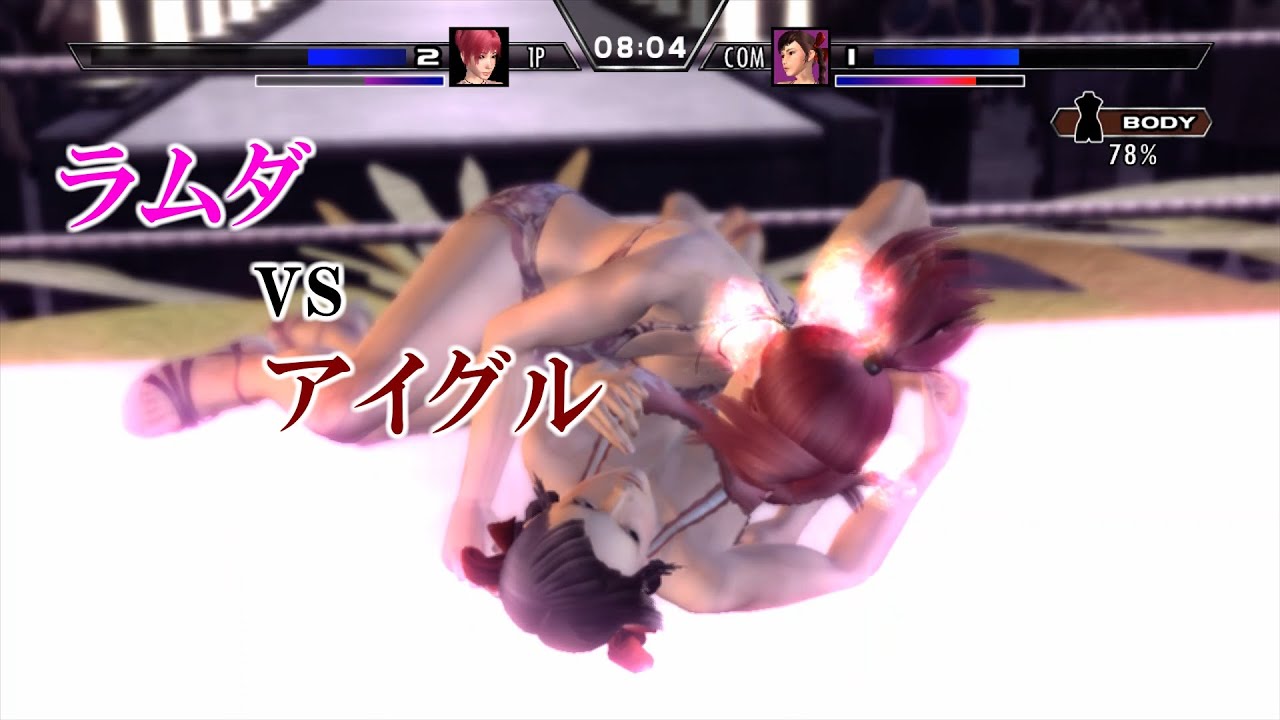 ランブルローズxx ラムダ Vs アイグル 水着マッチ Lambda Vs Aigle Swimsuit Match Youtube