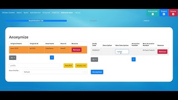 OrthancToolsJS - Anonymize and Export
