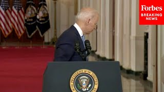 JUST IN: Biden Ignores Reporters' Questions Following Afghanistan Withdrawal Speech