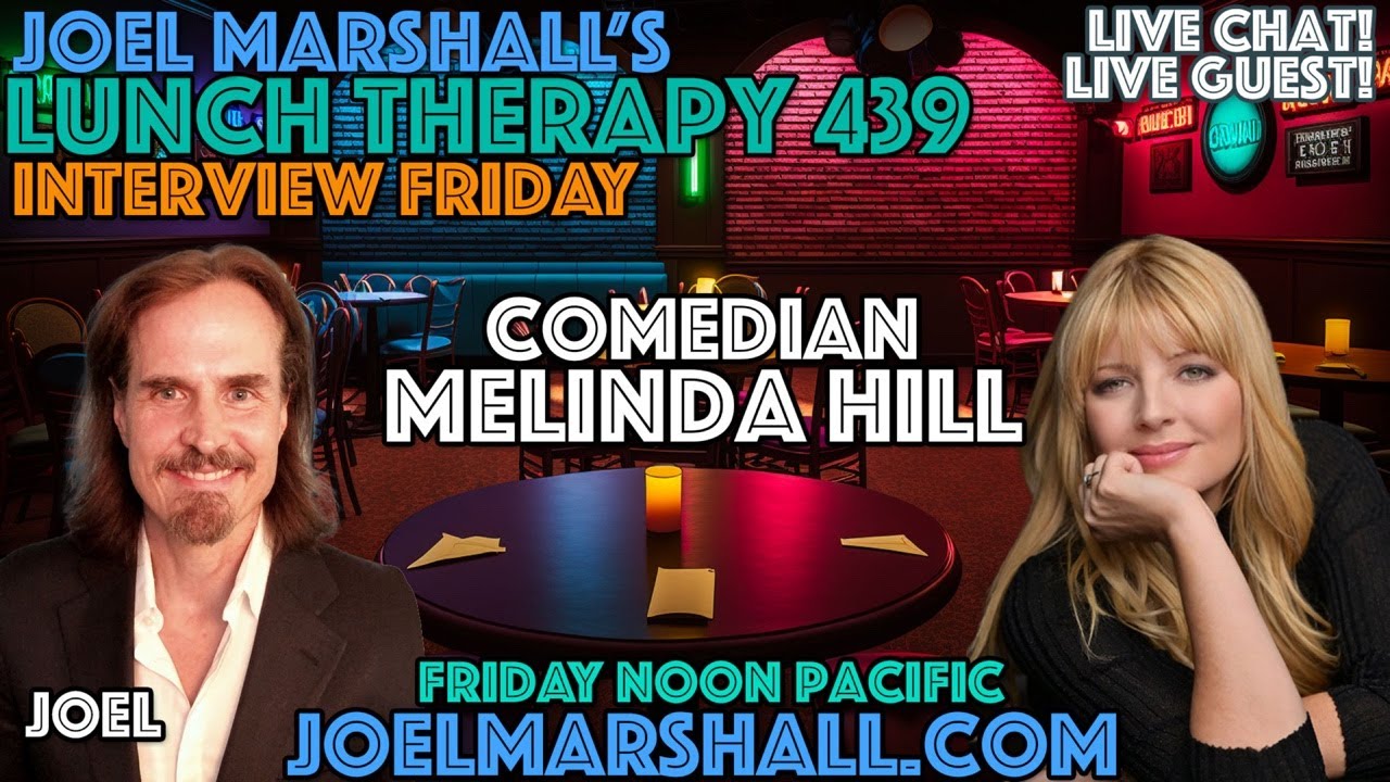 Melinda Hill - Comedian - Interview Friday - Lunch Therapy 439 - YouTube