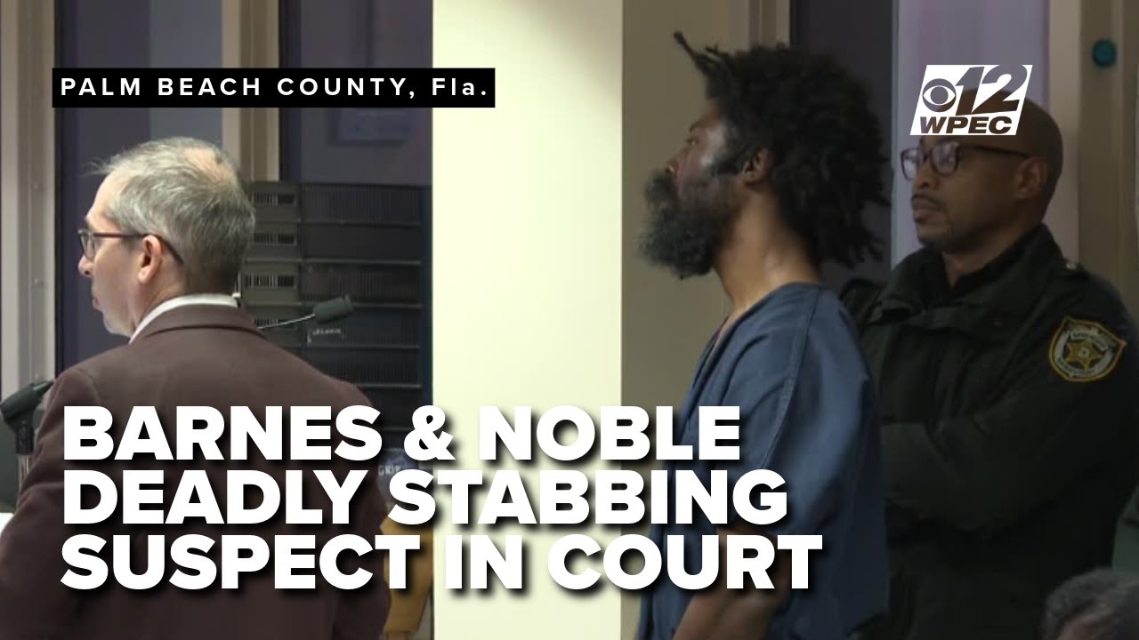Barnes & Noble deadly stabbing suspect appears in Florida court - YouTube