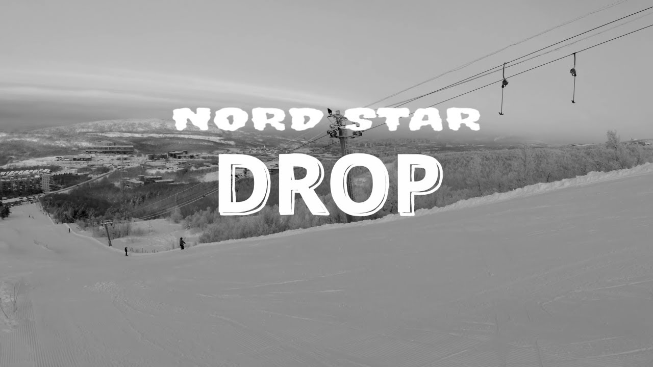 Фрирайд на сноуборде, пока ждём снега в Кировск !Склон -Норд Стар ...