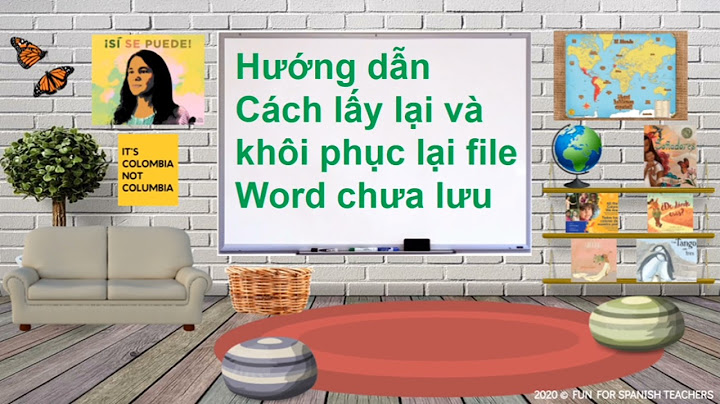 Cách mở lại văn bản word chưa lưu năm 2024