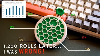 Testing the Fairness of 3D Printed Mechanical Dice with 1200 Rolls! screenshot 4
