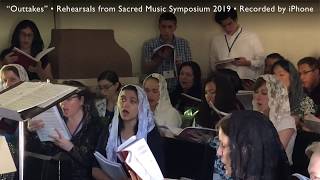 82966 • “Video Outtakes” • Sacred Music Symposium