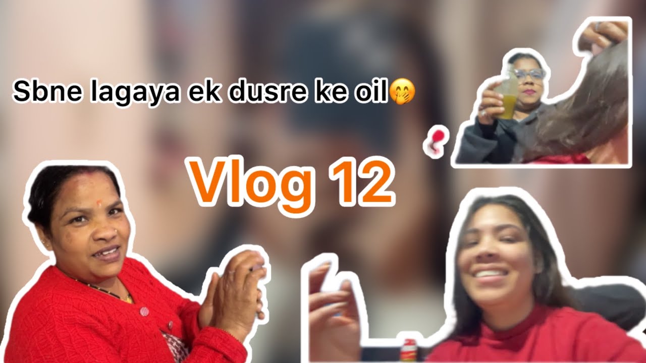 Ek dusre ke Oil lagao🤭😅