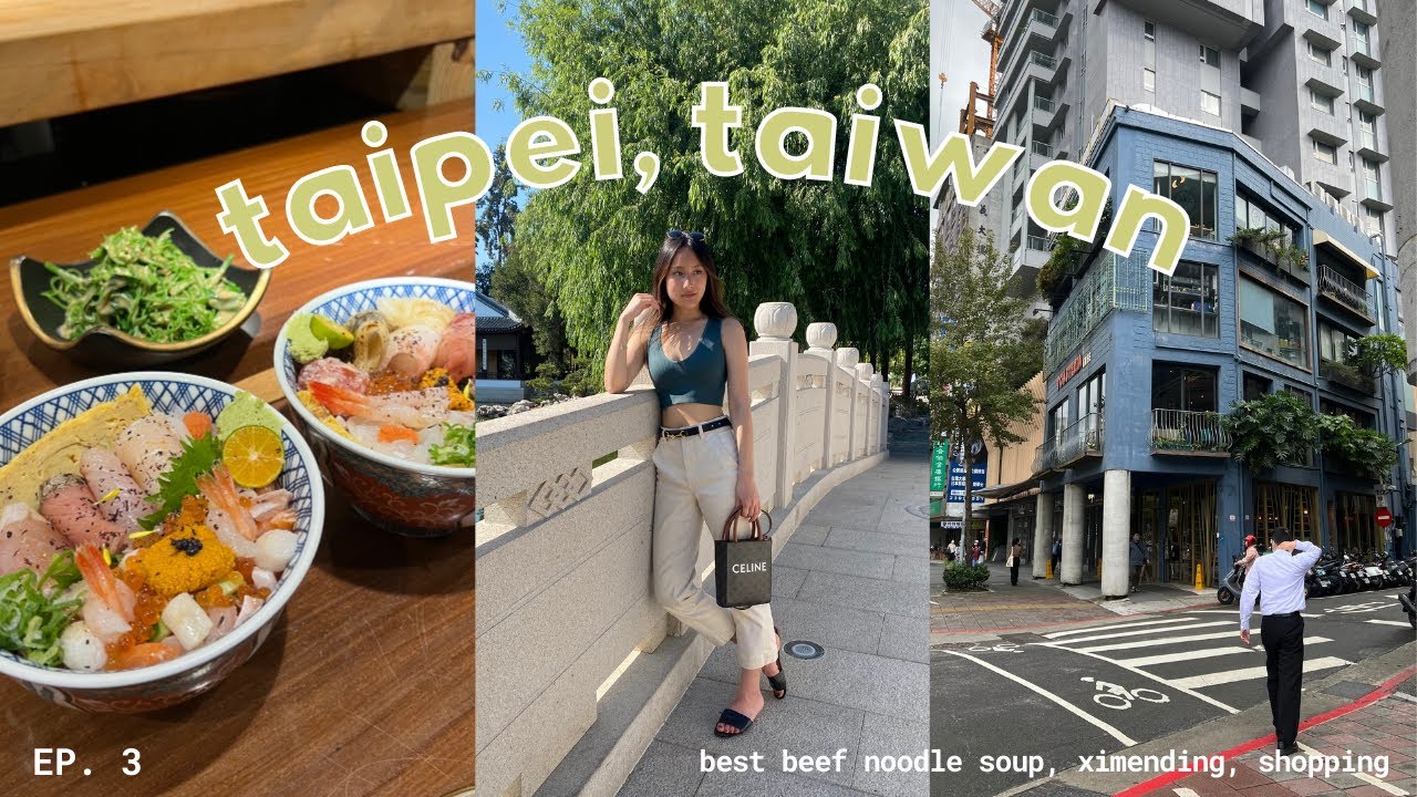 taipei vlog 🇹🇼 best beef noodle soup, ximending, dessert & pastries