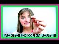 BACK TO SCHOOL HAIRCUTS 2018! | BEFORE AND AFTER!