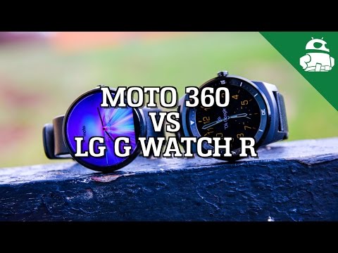 Moto 360 vs LG G Watch R