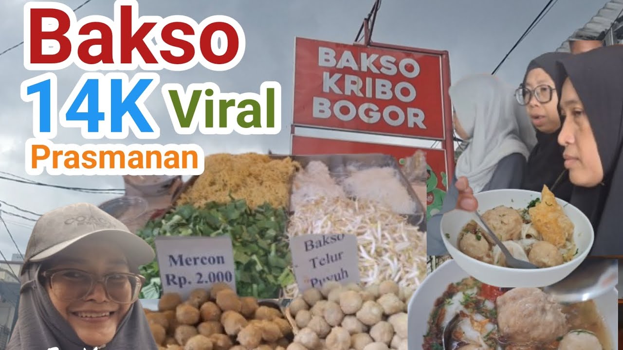 BAKSO KRIBO BOGOR, Bakso VIRAL Prasmanan NGAMBIL SUKA SUKA LO