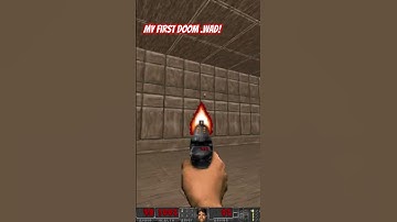 My first DOOM wad! These are going to be awesome to make! #gzdoom #retrogaming #fps #indie #indiedev