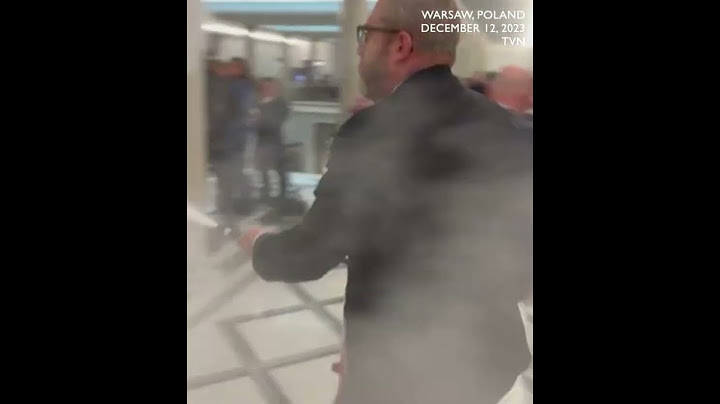 Far-right Polish lawmaker uses fire extinguisher on Hanukkah candles in parliament