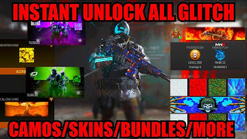 *do this asap* INSTANT UNLOCK ALL GLITCH MW3! CAMOS/XP/BUNDLES/MORE! MW3 GLITCHES! WARZONE GLITCH!