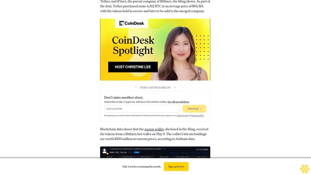 Cantor Equity Partners Discloses $458M Bitcoin Acquisition - YouTube