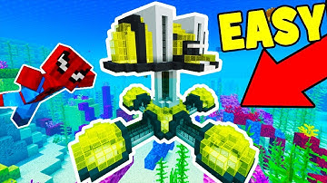 Minecraft Tutorial: How To Make a Modern Underwater Base