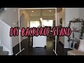 DIY BACKDROP STAND | LESS THAN $30 UNDER 10 MINUTES | Gabrielle Ishell