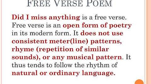 Poem  DID I Miss Anything